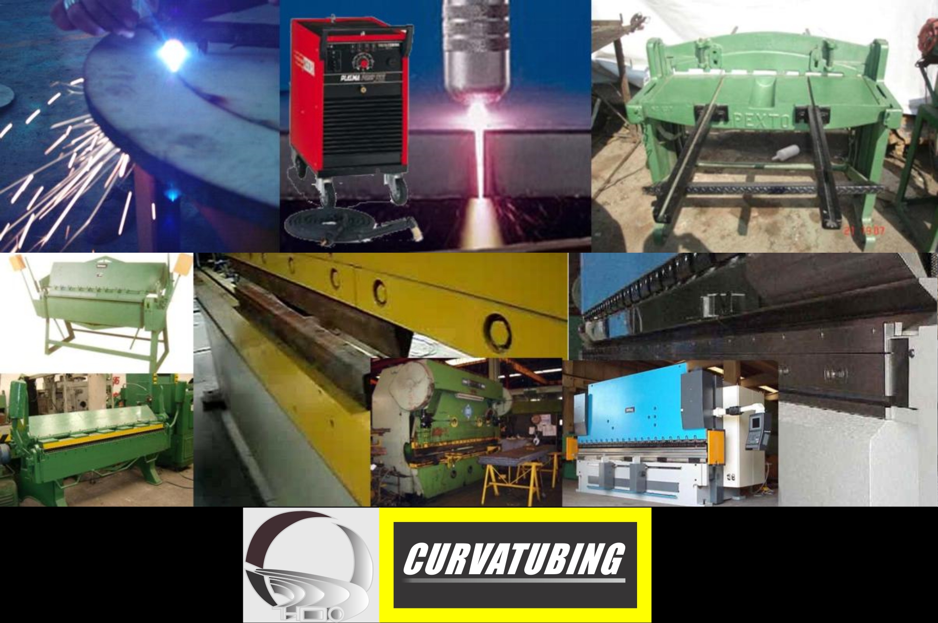 Corte por plasma, corte por guillotina, doblez